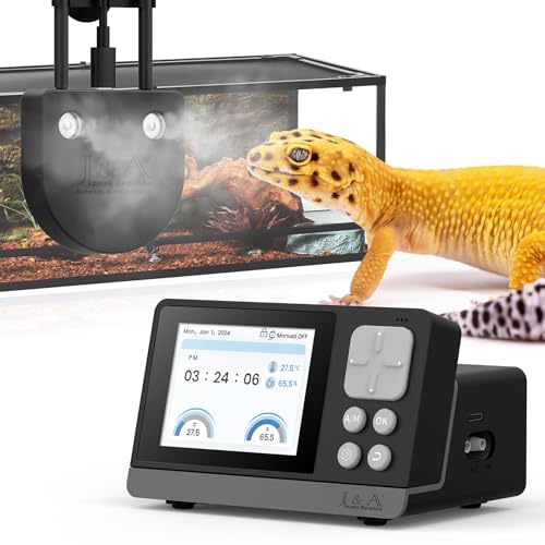 J&A Automatic Fogger for Reptile Tank, Mister for Terrariums, Hum...
