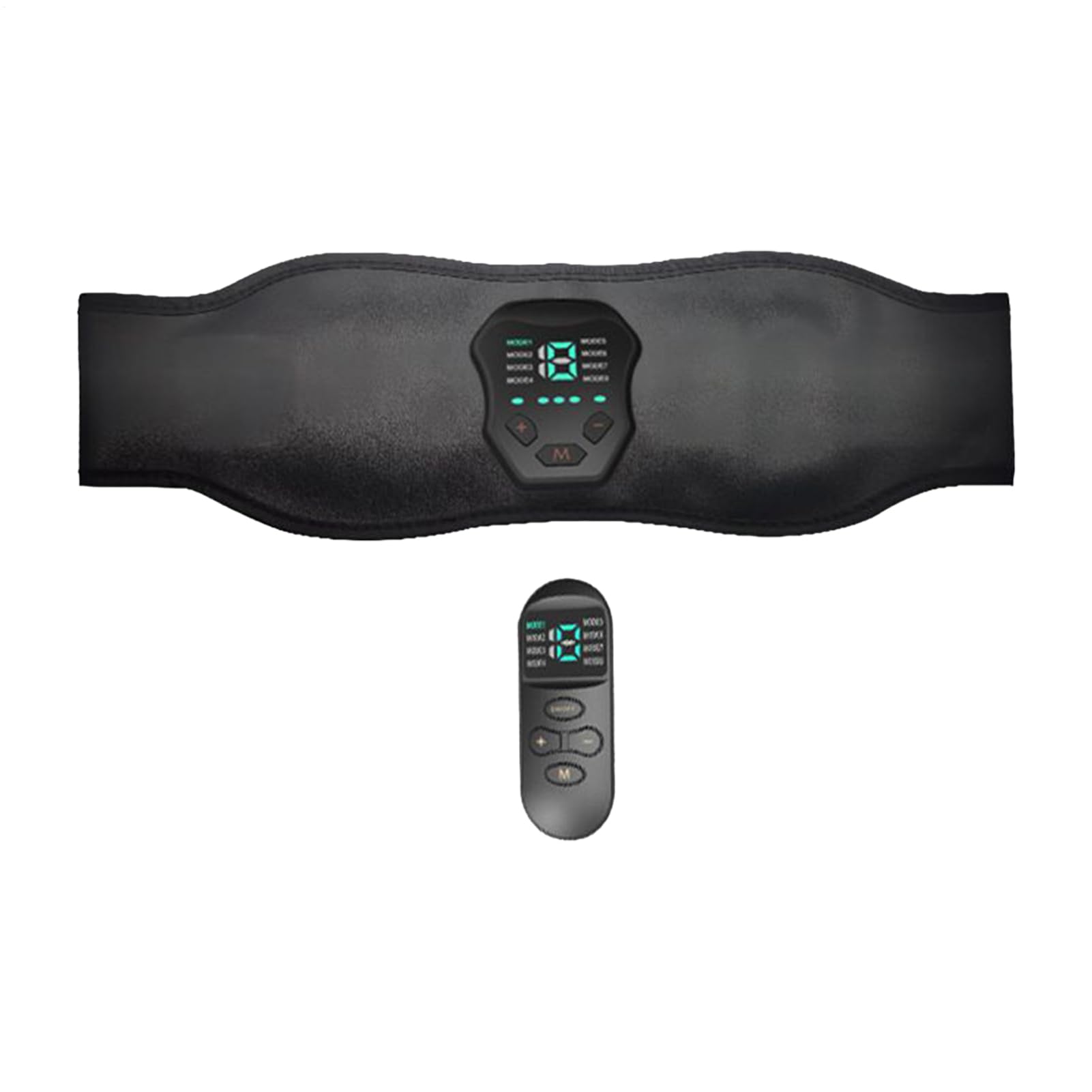 Stomach Massager for Weight Loss,Remote Rechargeable Fat Burner | 19 Intensity Settings Smart Abs Muscle Stimulator | for Weight Loss Cellulite Reduction Home Gym Workplace