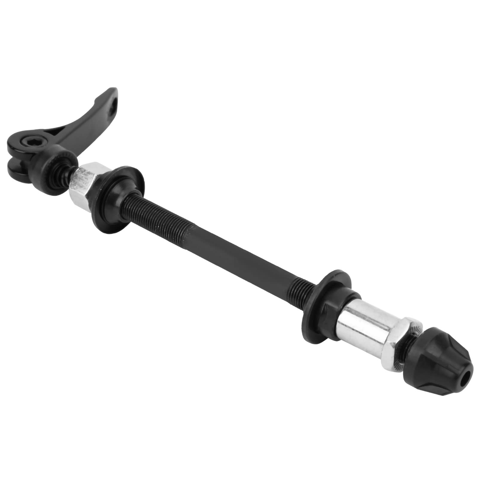 Tbest Oś Piasty Roweru oś Tylna 145mm Szybkozłączka 175mm Stalowa Rowerowa z Szybkozamykaczem do Naprawy Rowerów Górskich