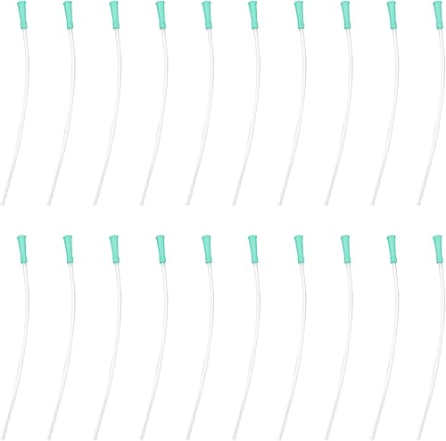 Healifty 20 piezas de manguera de enema de repuesto para tubos de enema con extremos redondeados flexibles para un inserto suave