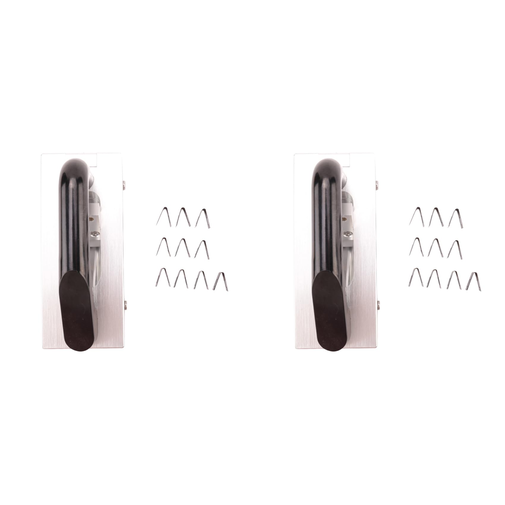 Hfgdnchva 2X U-Type Blade Wheeled Vinyl Groover Floor Grooving Slotting Pull Hand Flooring Tool Slotter Pvc Vinyl Welding