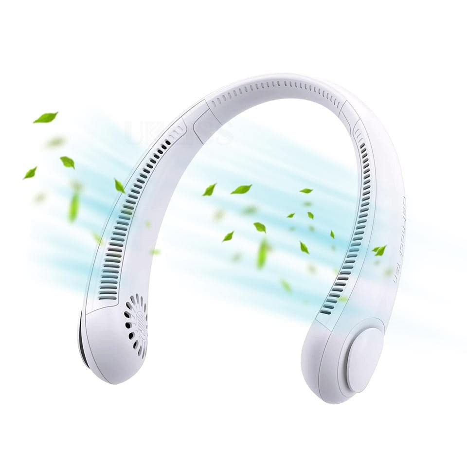 BKN® Portable Rechargeable Neck Fan | Better Then Table or Hand Fans | USB Charging Battery Fan | Smart Mini Hand Free 3 High Speed Fan | 360° Cooling Low Noise Hanging Neck Fans - Multicolors (B0C5DXQNDP) Amazon Price History, Amazon Price Tracker