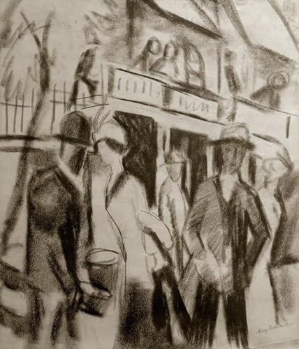 Impression August Macke affiche d'art de prestige décoration murale 60x90
