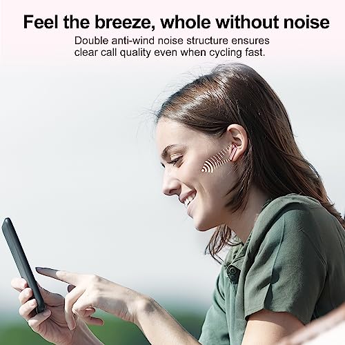 Image of Wireless Earbuds, Bluetooth 5.4 Headphones HiFi Stereo, Bluetooth Earbuds with ENC Noise Cancelling Mic, 36H LED Display Ear Buds, IPX7 in Ear Earphones for Phone Tablet Laptop Sports, Rose Gold