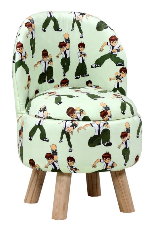 Image of Ottoman Kids pouffe Stool for Small Baby Chair Study Stool for Kids Playing Products Little Baby Dining Chair for Feeding Kids Cartoon Bedroom Chair,14x14x26 Inch, Single Chair
