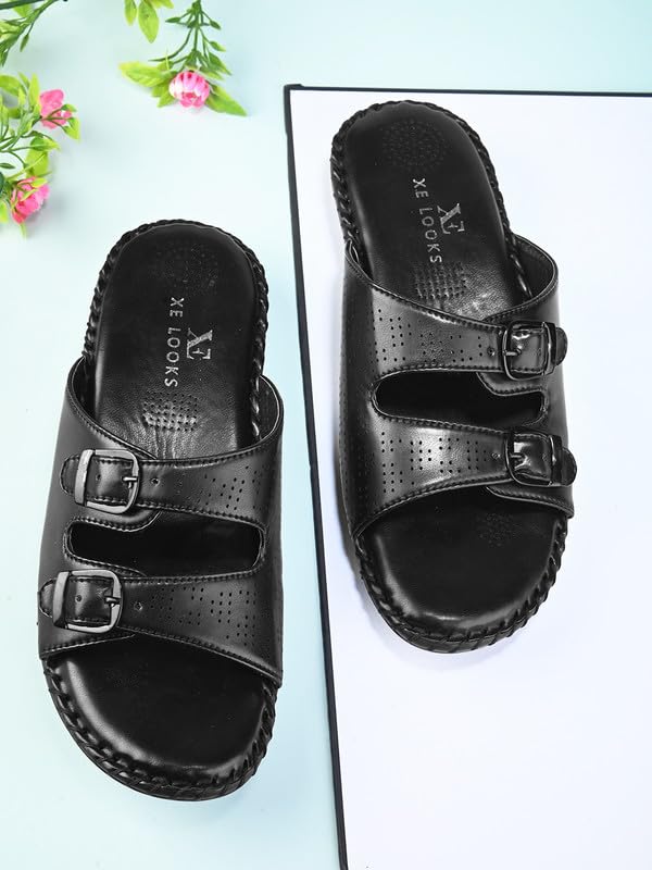 Image of XE Looks Doctor Ortho, Comfortable & Trendy Slippers For Women & Girls | Lightweight, Soft Cushion Footbed for Walking, Working,Good for Knee & Foot Pain