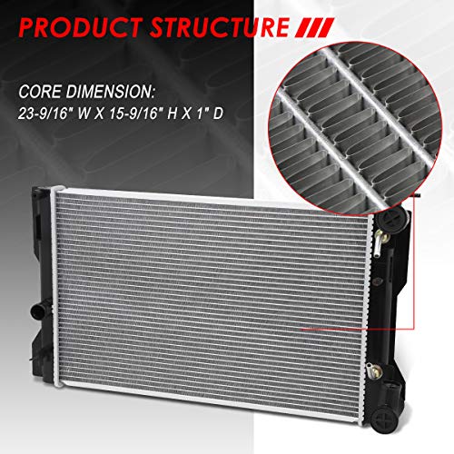 Image of Auto Dynasty 13049 Radiator for 09-10 Toyota Corolla Matrix Pontiac Vibe