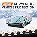 Coverra Car Cover Custom Fit for VW Beetle Bug 2-Door 1960-1980, 6 Layer Heavy Duty Waterproof All Weather Car Tarp Outdoor Protection with Cotton Lining