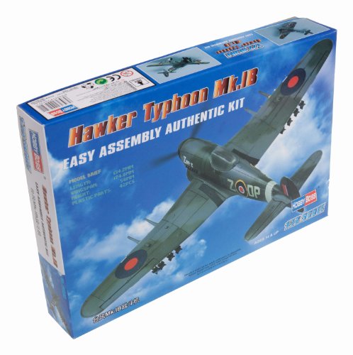 Hobbyboss Kit d'assemblage Authentique Hawker Typhoon échelle 1:72 Cover