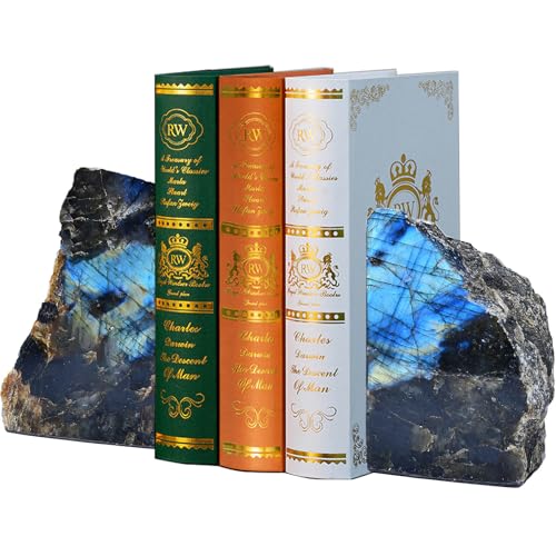 Blue Labradorite Bookends Heavy Duty...