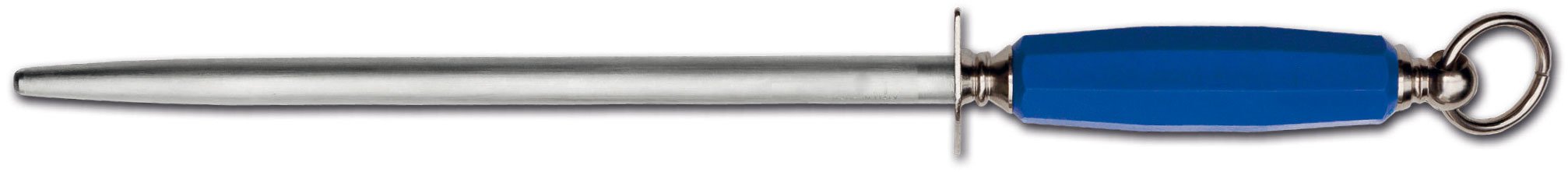 Sanelli Ambrogio Supra Acciaino Cromizzato Tondo, Grana Fine, 30 cm, Acciaio Inox, Grigio, 38.5x4.5x2 cm