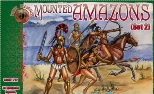 Plastic Model KIT Mounted Amazons 1/72 ALLIANCE ALL72021 miniatura 1