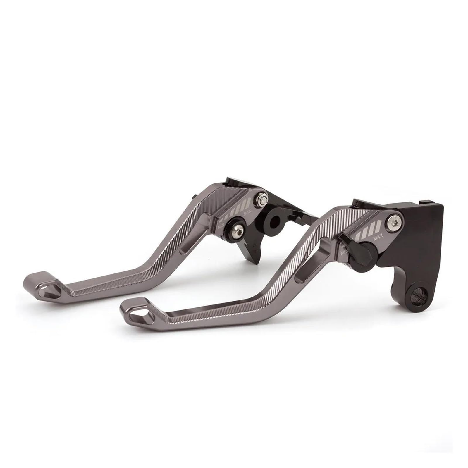 Rvevfbkbal Gray Motorcycle Adjustable Brake Clutch Lever Handles For Z1000 Z1000sx 2007-2016 Z750r Zx10r Zx6r 636(Gray)