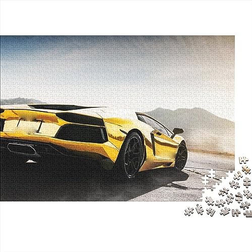 Puzzle 3D de voitures de sport en bois pour sublimer la décoration de votre salon ou bureau