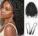 Afro Kinky Curly Feather Crochet Braid Human Hair Extensions Knotless Pre-Separated Crochet Hair Extensions Human Hair Natural Color 16inch 120g