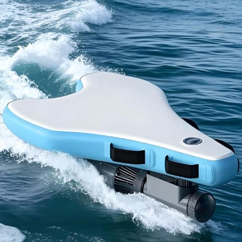 PioMue Piscina Inflable eléctrica Flotante con lancha motora + Scooter subacuático, Nueva Tabla de Surf/Bodyboard eléctrica + Motor Sup, Kits de embarcaciones 2 en 1 para Adultos y niños 500W
