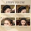 4 Pcs Bangs Hairstyle Hairpin Headband, Profession... #2