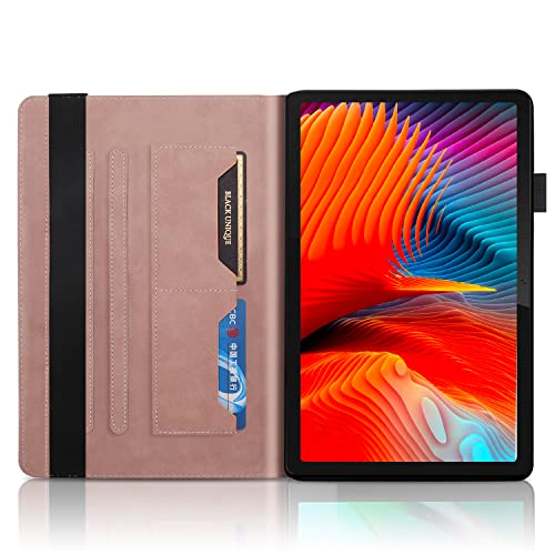 Succtopy Case Lenovo Tab M10 Plus 3rd Gen 10.6 Inch 2022,Folio Flip PU Leather Cover with Pen Holder,Protective Tablet Case with Stand Function Lenovo Tab M10 plus 10.6" 3rd Gen TB125/TB128,Rose Gold - Image 3
