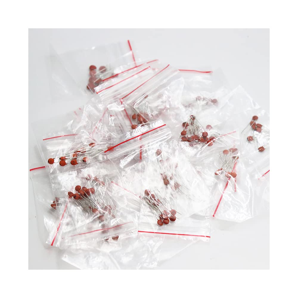 Produktbild von 5x Keramik-Kondensator Set – 1nF Werte Von 1pF Bis 100nF, Gemischt, NEU