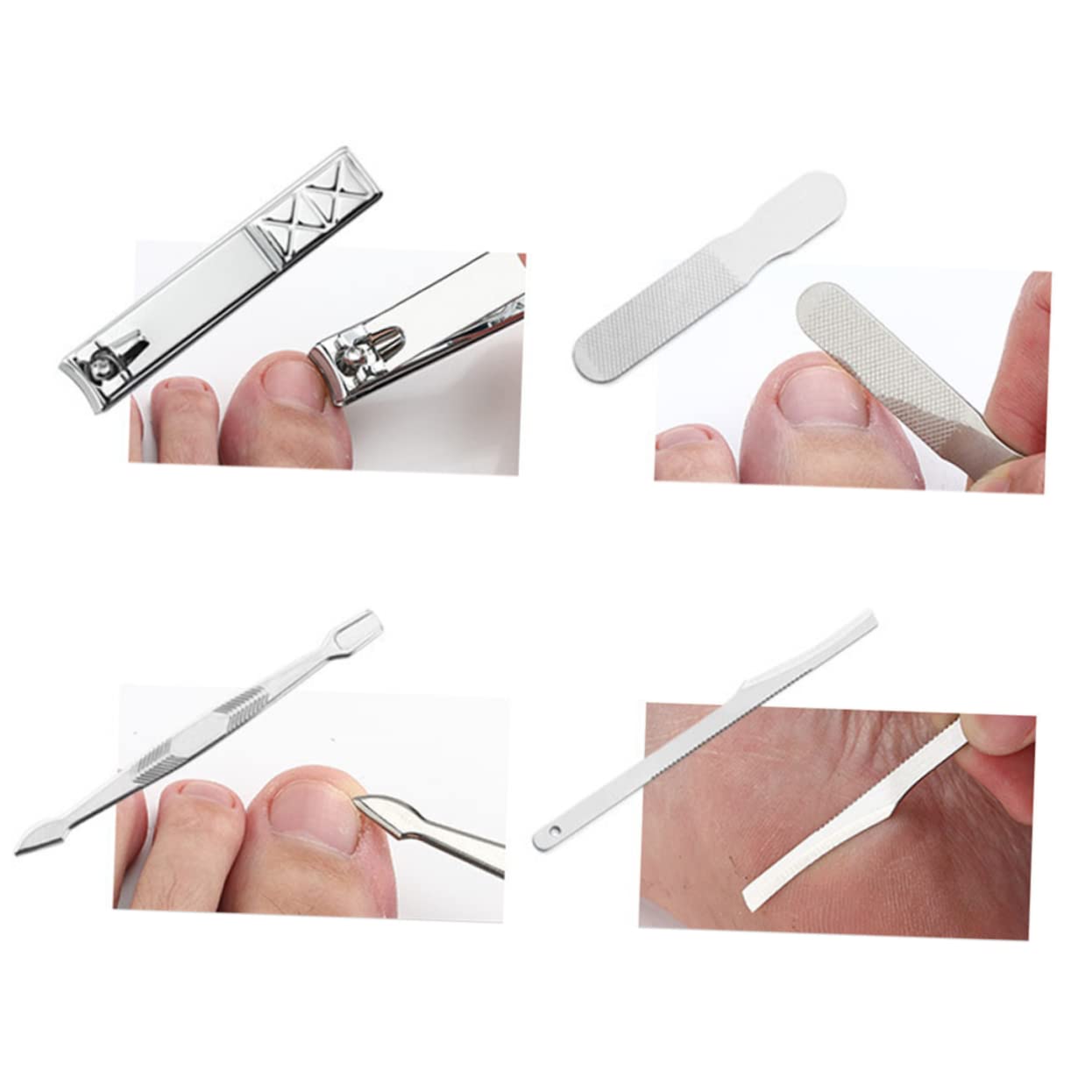 Set Tagliaunghie Professionale 21 Pezzi in Acciaio Inossidabile Marrone | Manicure Metallica, Design Ergonomico e Sagomatura Rapida, Attrezzi Pedicure per Amici e Familiari