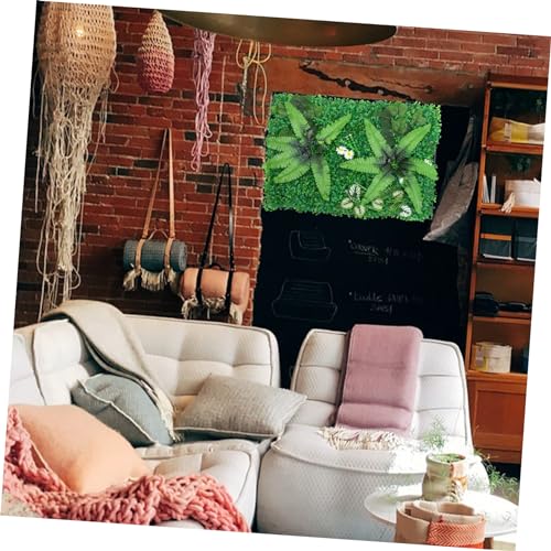 Panneau de verdure réaliste intérieur extérieur avec décor de mur résistant - 3