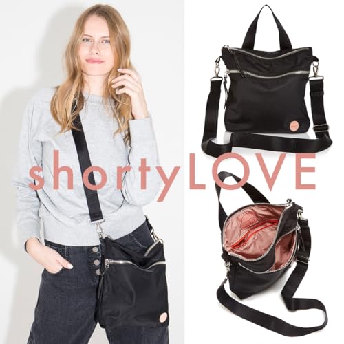 shortyLOVE Amuse Medium Crossbody Bag - Womens Stylish Nylon Everyday Handbag with 55" Adjustable Removable Strap4
