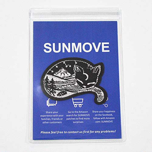 Sunmove 1Pc Nature In Cat Iron On Sew On Patch Badge For Jacket Jean Hat Applique Craft #TOP2