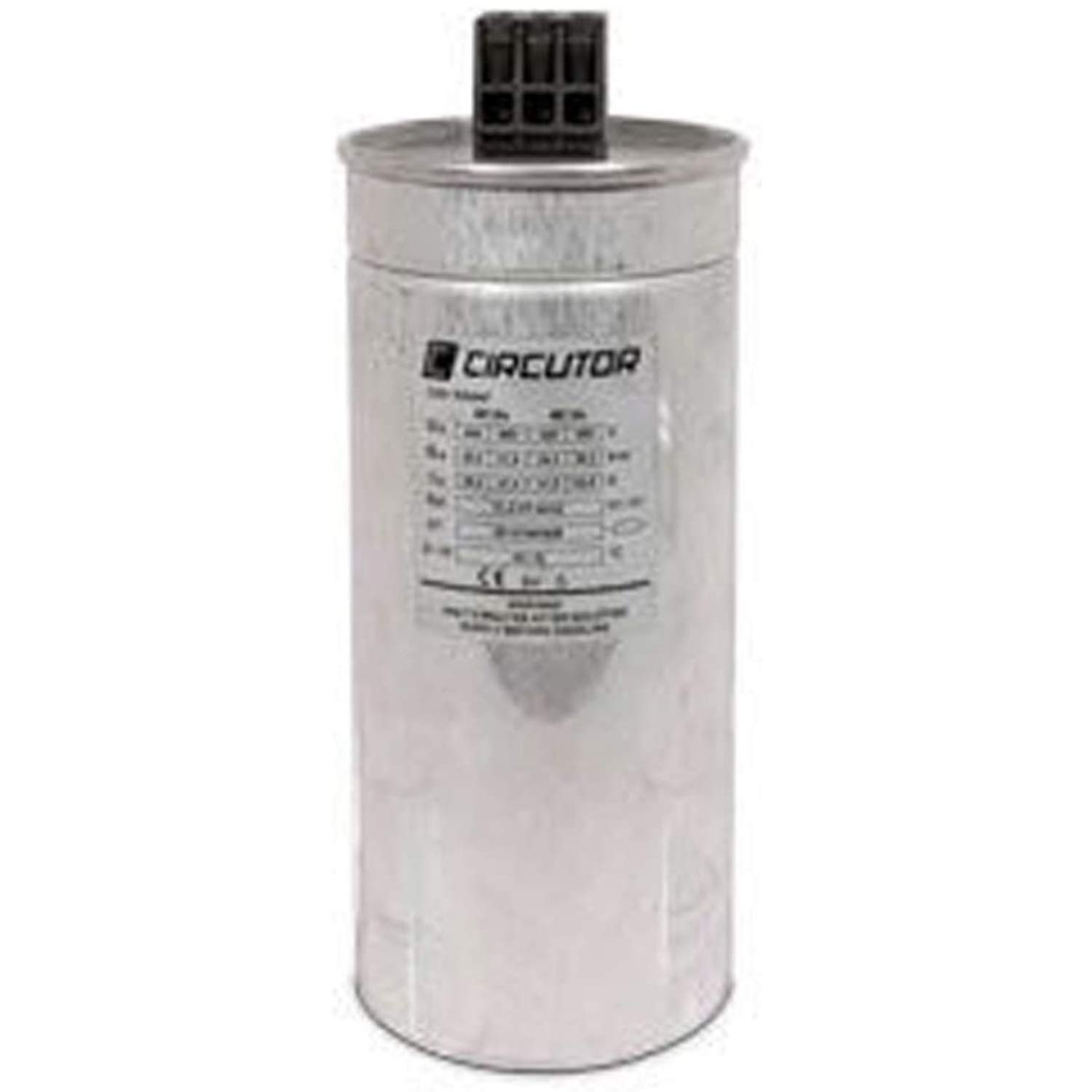 Condensador en envolvente tubular trifásico, modelo CLZ-FP-46/33,3-HD, de la serie CLZ-HD, de tipo seco, 5 x 13,6 x 26,1 centímetros, color gris (referencia: R2H55P.)