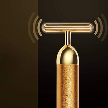 Facial Massage Stick, 24K Gold-plated Safe and Effective