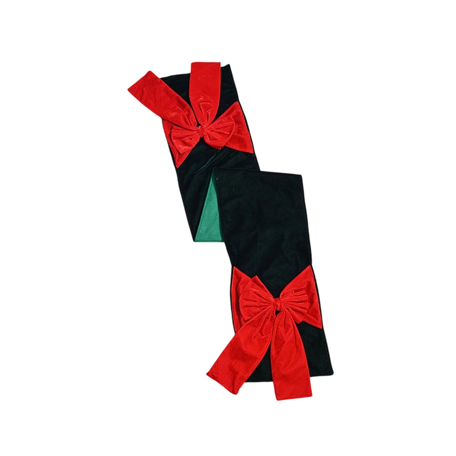 Coolhood Red Christmas Table Runner Ribbon Accent Festive Dining Decor For Holiday Gatherings Coffee Tables Consoles Holiday Table Decor Dining Runner Festive Ribbon Tabletop Christmas Centerpiece Scarf Console