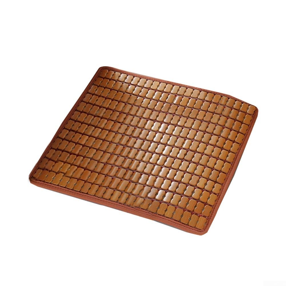 Breathable Anti-Slip Seat Cushion 45x45cm for Office Chair Car Home Summer Cooling Pad Black(D)