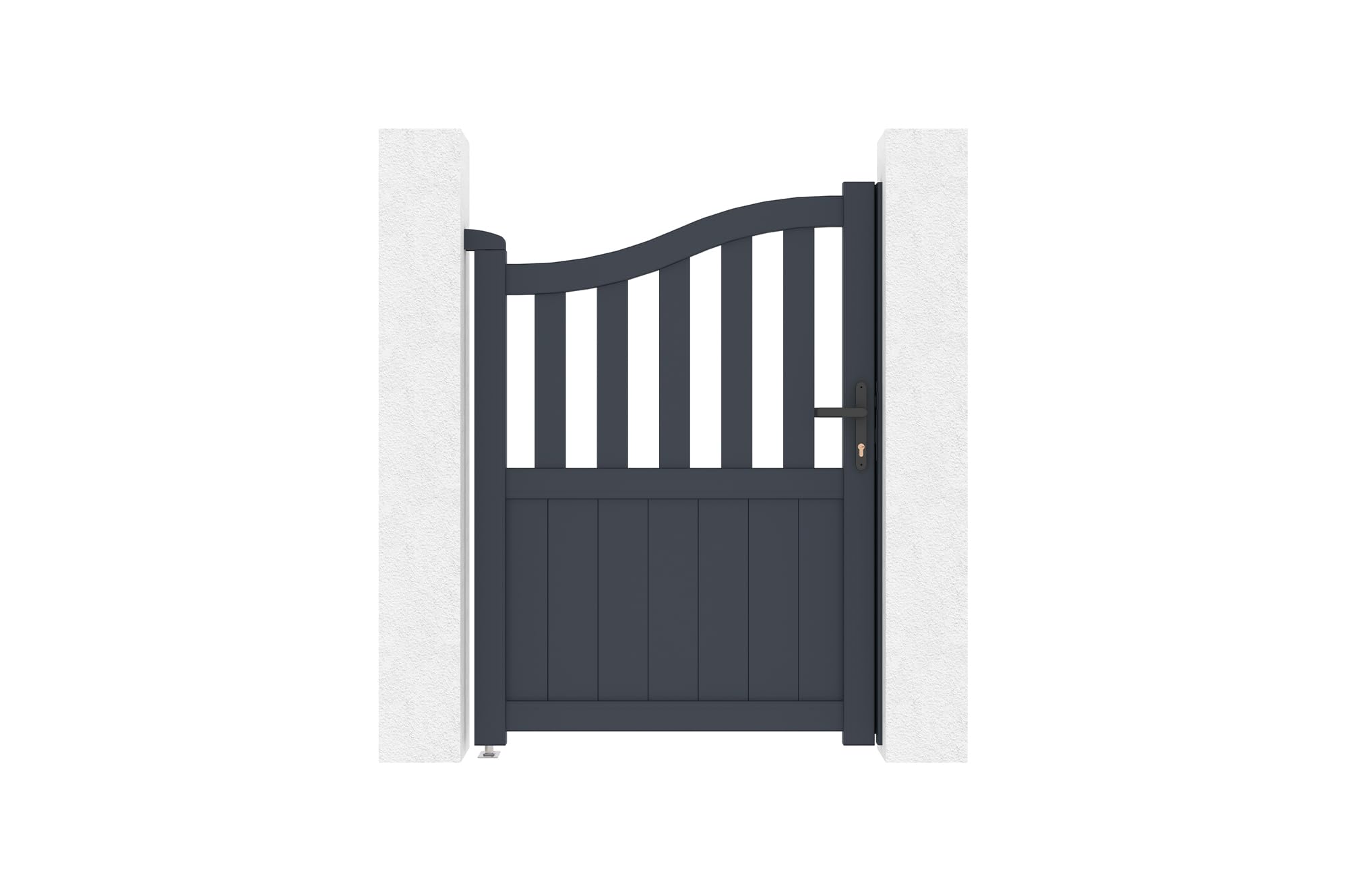 Casanoov Portillon 1m MEIJE H.140cm aluminium gris