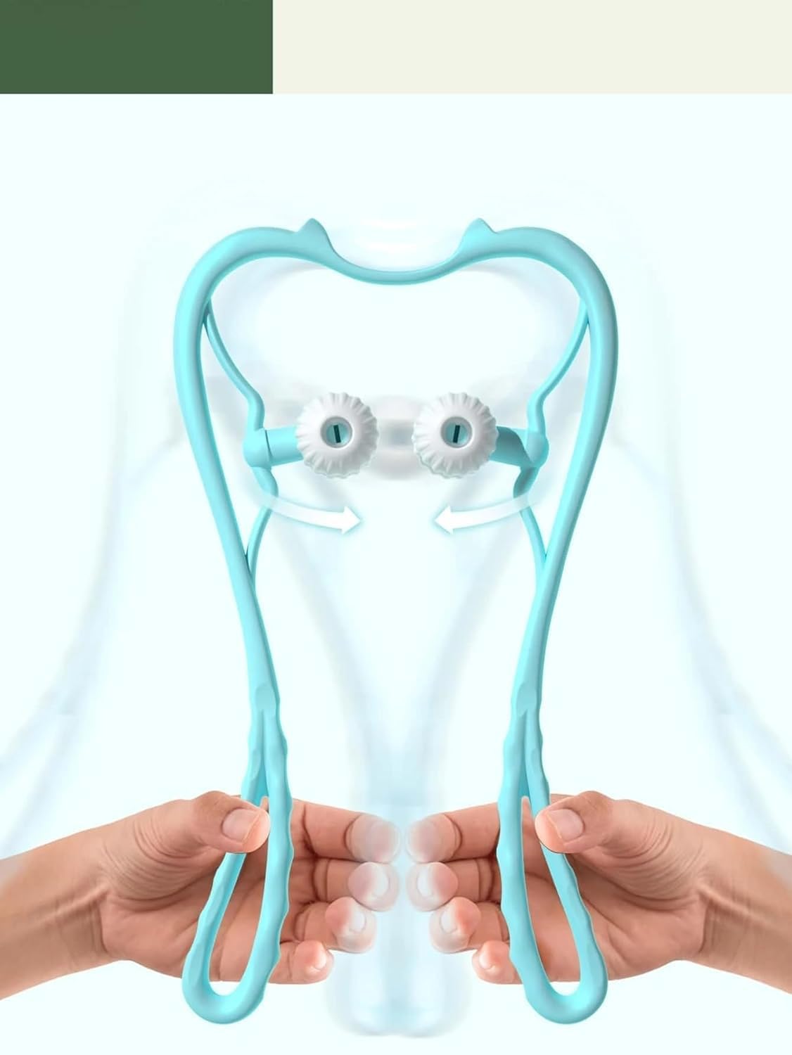 ZDQTRA neck deep tissue relaxer massager with 4 ball, manual neck back and leg wrist rolling trigger point pain relief massager(1 pcs/multi color) ZDQTRA neck deep tissue relaxer massager with 4 ball, manual neck back and leg wrist rolling trigger point pain relief massager(1 pcs/multi color)