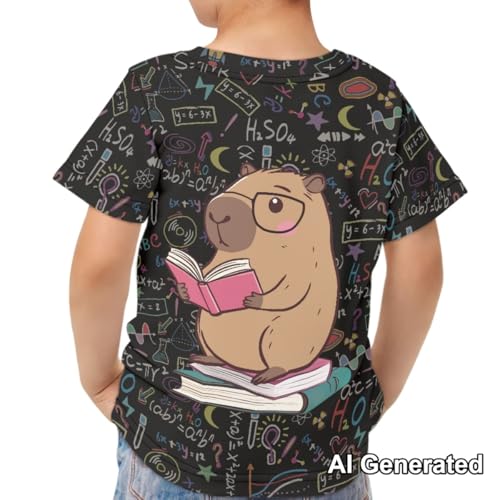 Image of Xhuibop Kids T Shirts for Boys Size 3-16 Girls Short Sleeve Sportswear Active Tops