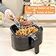 Airfryer Zubehör für Philips XL 6,2L HD9270,5000 Serie XXL HD9285,Heißluftfritteuse Zubehör für Tefal Easy Fry Max 5L EY245,Einschließlich Silikonformen, Ölspray, Grillrost, Backpapier,usw.