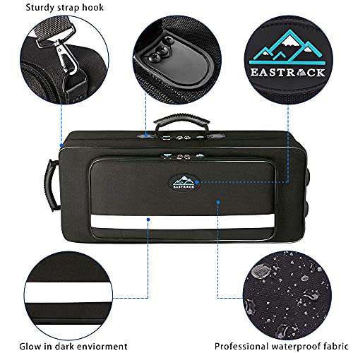 eastrock blackgolden alto saxophone e flat sax full kit for students beginner with carrying casemouthpiecemouthpiece cushion padscleaning clothampcleaning rodwhite glovesneck strap