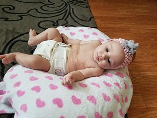 Miniatura 7 de KaWaii Baby Fundas de pañales de tela HD2 de talla única, reutilizables, lavables, a prueba de fugas para bebés de 8 a 36 libras, paquete de 6