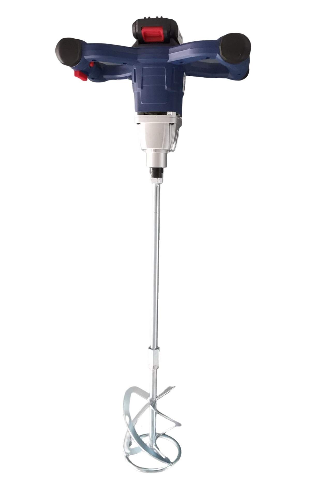 Varan Motors - M20-HQ-01 20 V 2 Ah mixer + caricatore, miscelatore per intonaco, cemento, malta, colla, gesso, intonaco... mixer a batteria