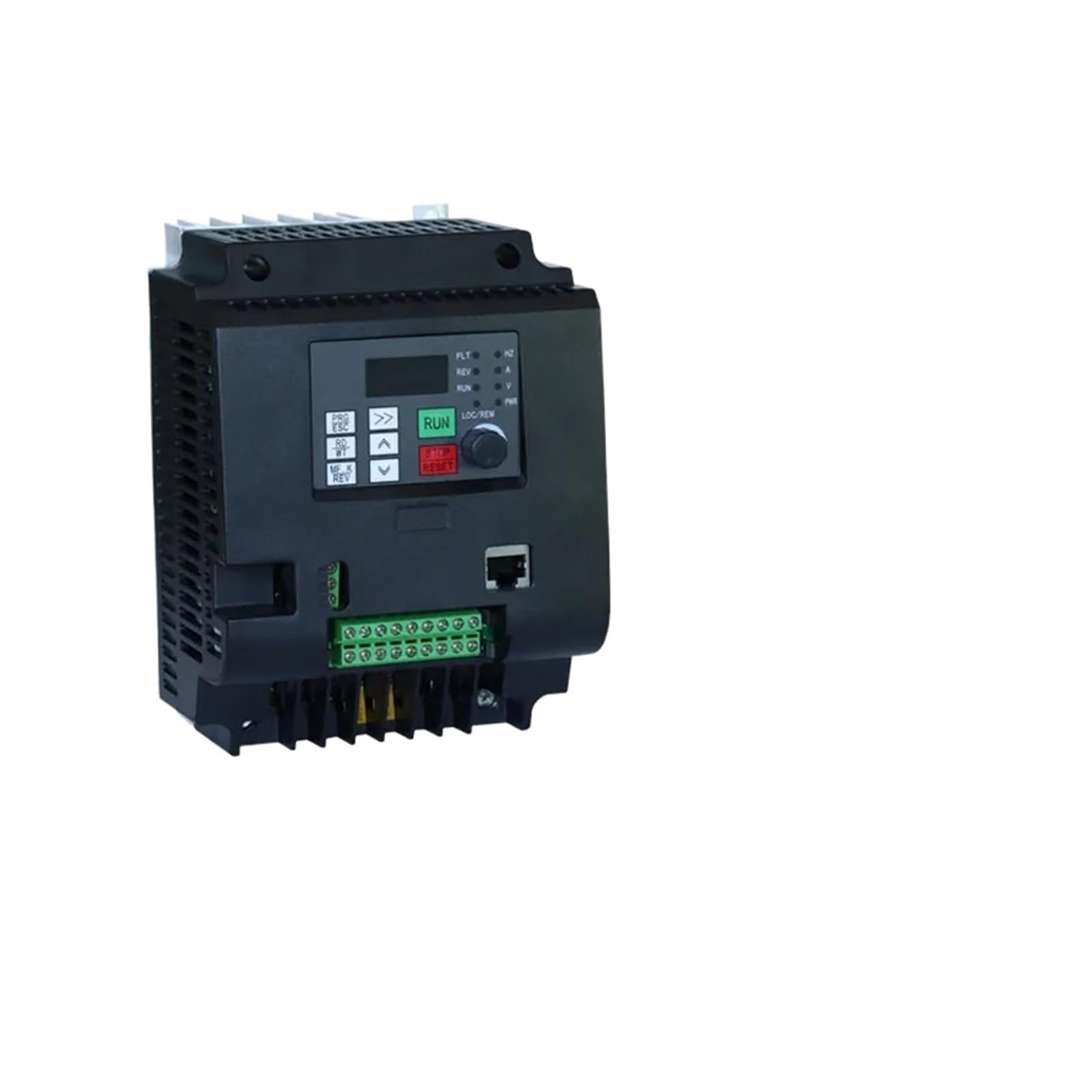 Frequency Inverter 220V to 380V 4KW Single Phase to Three Phase Inverter VFD 5hp Inverter Frequency Converter Frequenc Drive Motor Speed(7.5kw 10HP,1ph220V-3ph380v)