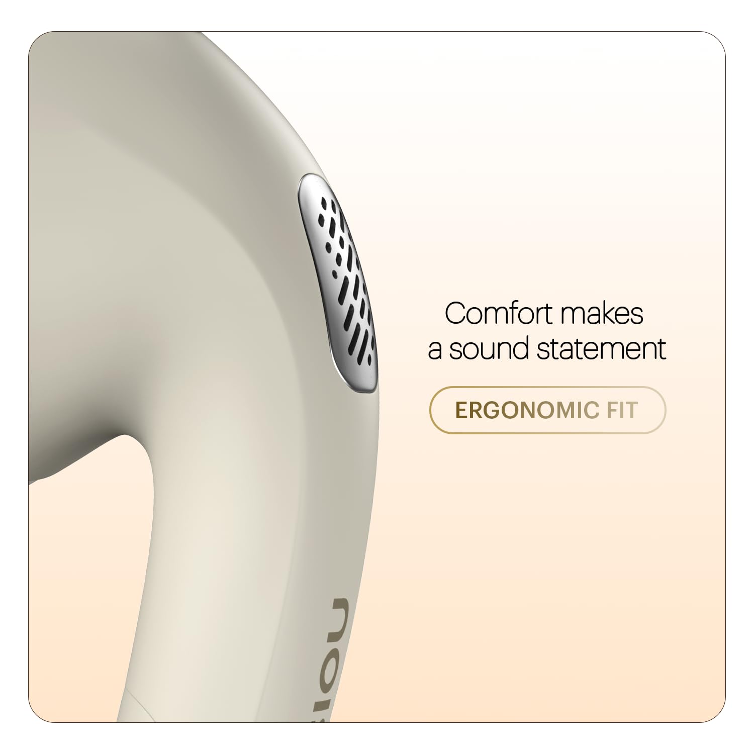 Noise Newly Launched Buds E1 V2 in-Ear Truly Wireless Earbuds with Pebble Grain Design, 35H of Playtime, Quad mic ENC,10mm Driver, Low Latency, BT v5.3 (Dune Beige) — Amazon image 3