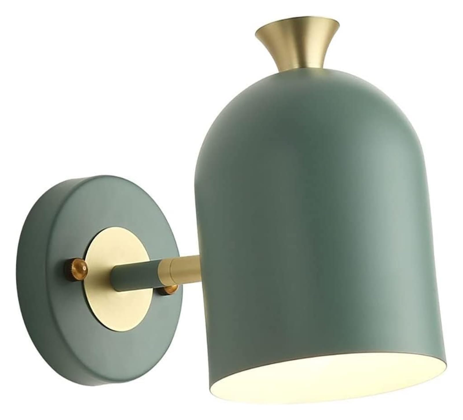 SYAXVOM Wall Lamp Lights Led Spot Adjustable Angle, Vintage Edison Lighting Fixture Industrial Retro Sconce, E27 Indoor Lamps for Living Room Kitchen Bedroom Corridor,Green/Green (Color