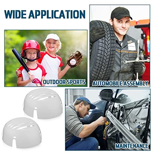 Universal Bump Cap Insert Baseball Bump Cap Insert Lightweight Bump Cap Insert Safety Bump Cap Pe Lined Bumper Hat Insert (White, 8 Pieces) #TOP5