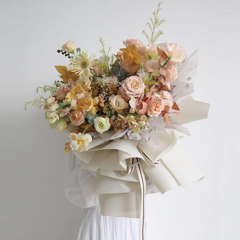 20PCS Tissue Paper Flower Bouquet Wrapping Paper for Florist Wedding Birthday Party Gift Packing Decor DIY Crafts Paper (Color : 02)