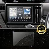 SKTU スズキ ワゴンRスマイル 9インチ 保護フィルム ガラスフィルム カーナビ専用フィルム 9H硬度 保護フィルム 抗菌 全面保護 高感度タッチ 貼り付け簡単 アップグレード