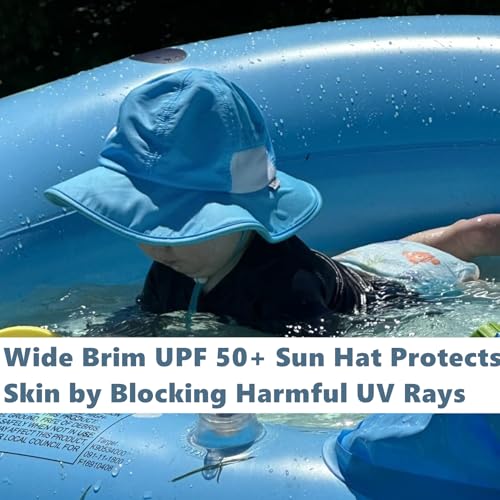 Century Star Wide Brim Sun Hat for Baby Toddler Kids Outdoor UPF 50+ Infant Bucket Cap Boys Summer Hat Girls Beach Hat3