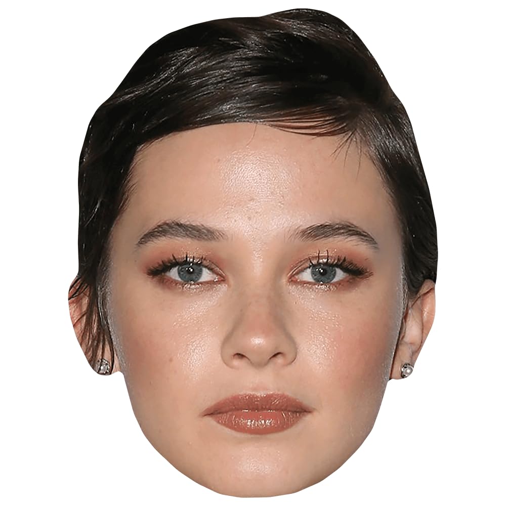 Cailee Spaeny (Make Up) Celebrity Mask, Flat Card Face, Fancy Dress Mask