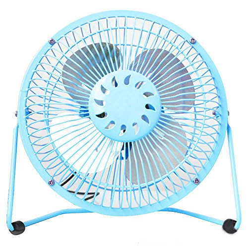 Candyly Portable MINI USB Powered Desktop Cooling Fan Computer Laptop Quiet Low Power Consumption Small Table Fan with Switch on/off, Great for Desktop Tabletop Office & Travel