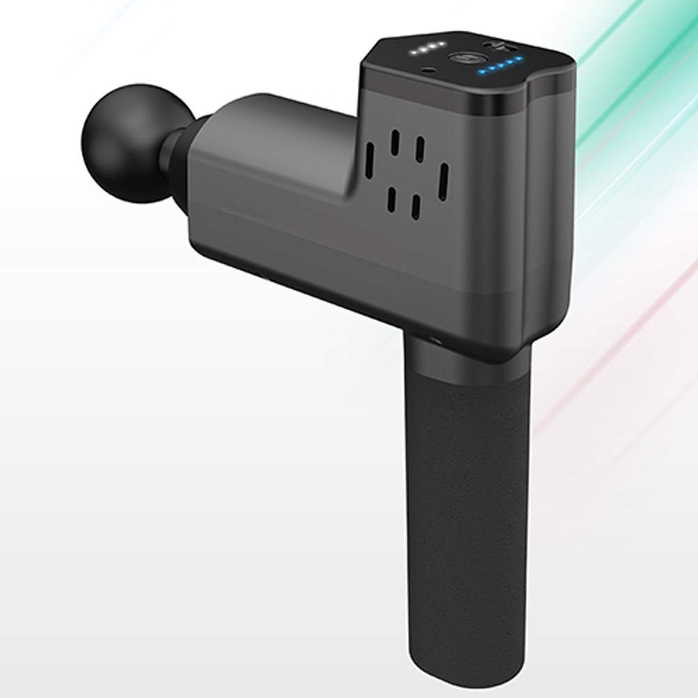 Massaggiatore muscolare palmare per massaggiatori muscolari a pistola profonda per alleviare il dolore, motore brushless silenzioso portatile super trapano sportivo, sollievo completo pe