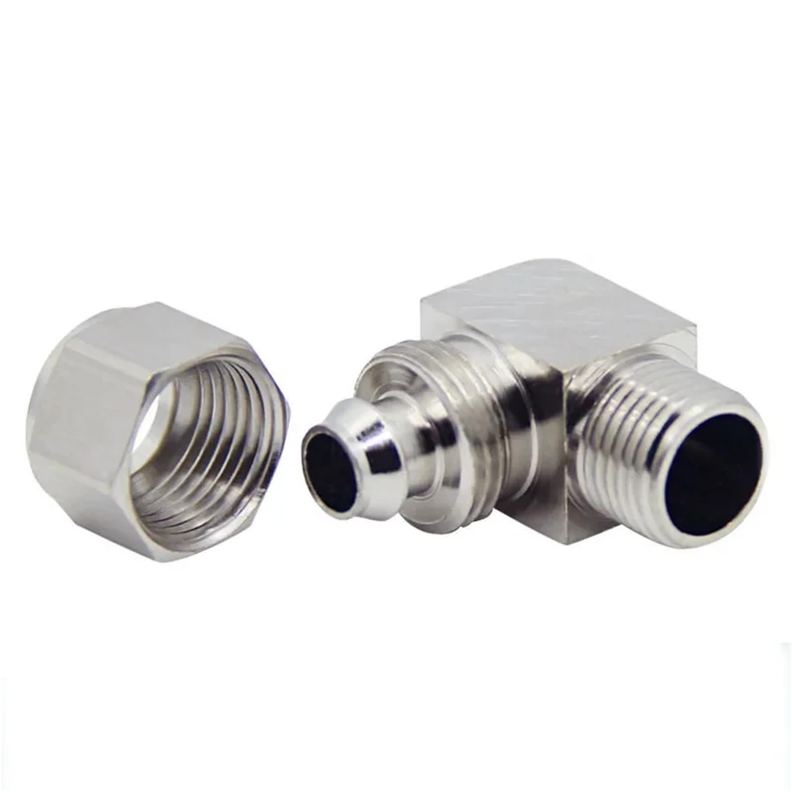 Pneumatic Fittings Copper Nickel-plated Threaded Connector PC M5 1/81/4 1/2 Joint Hose Tube Connectors 1Pcs(10-03)