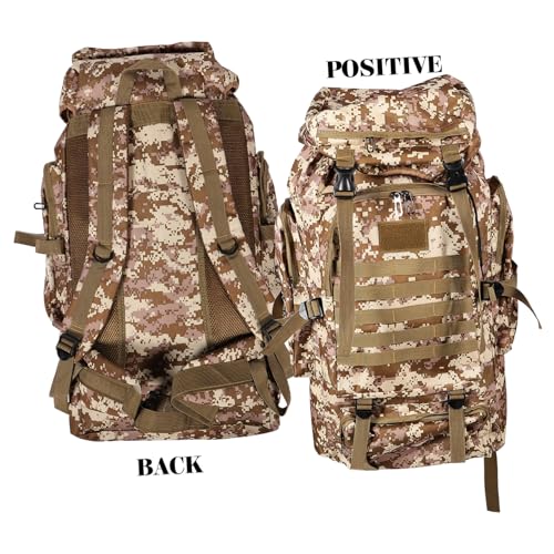 Mochila para senderismo y camping con doble hombro miniatura 6